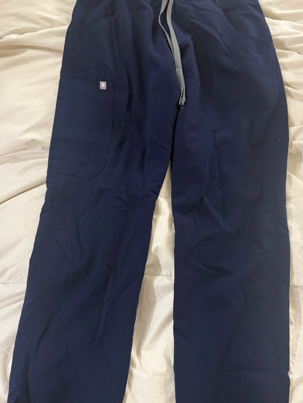 Figs Kade Cargo Scrub Pants Navy Size S Petite T210